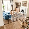 FXW Dog Gate, Extra Wide Adjustable for Openings Up to 165", 45" H