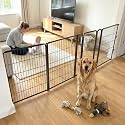 FXW Dog Gate, Extra Wide Adjustable for Openings Up to 111", 40" H