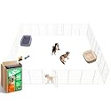 FXW Homeplus Indoor Dog Playpen, 45" H, 32 Panels, for Large Dogs