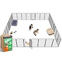 FXW Homeplus Indoor Dog Playpen, 45" H, 32 Panels, for Large Dogs