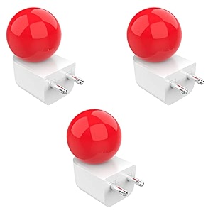fybros bloom 05watt led bulb for night red bulb bedroom lights for night in multicolor led night lamp for bedroom led bulbs for home play and plug decorative lamps for bedroom