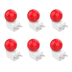 fybros bloom 05watt led bulb for night red bulb bedroom lights for night in multicolor led night lamp for bedroom led bulbs for home play and plug decorative lamps for bedroom