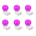 FYBROS Bloom 0.5Watt LED Bulb for Night Pink Bulb, Bedroom Lights for Night in Multicolor, LED Night Lamp for Bedroom, LED Bulbs for Home, Play And Plug Decorative Lamps for Bedroom