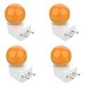 FYBROS Bloom 0.5Watt LED Bulb for Night Orange Bulb, Bedroom Lights for Night in Multicolor, LED Night Lamp for Bedroom, LED Bulbs for Home, Play And Plug Decorative Lamps for Bedroom