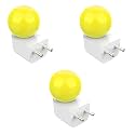 FYBROS Bloom 0.5Watt LED Bulb for Night Yellow Bulb, Bedroom Lights for Night in Multicolor, LED Night Lamp for Bedroom, LED Bulbs for Home, Play And Plug Decorative Lamps for Bedroom