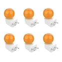 FYBROS Bloom 0.5Watt LED Bulb for Night Orange Bulb, Bedroom Lights for Night in Multicolor, LED Night Lamp for Bedroom, LED Bulbs for Home, Play and Plug Decorative Lamps for Bedroom