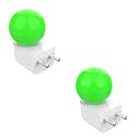 FYBROS Bloom 0.5Watt LED Bulb for Night Green Bulb, Bedroom Lights for Night in Multicolor, LED Night Lamp for Bedroom, LED Bulbs for Home, Play And Plug Decorative Lamps for Bedroom