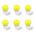 FYBROS Bloom 0.5Watt LED Bulb for Night Yellow Bulb, Bedroom Lights for Night in Multicolor, LED Night Lamp for Bedroom, LED Bulbs for Home, Play And Plug Decorative Lamps for Bedroom
