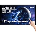 FYHXele 43 Inch Large Touch Screen Monitor for Retail, Office, Industrial