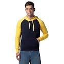 FYLTR Men39s Casual Colourblock Raglan Hoodie with