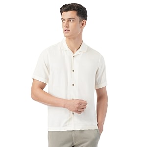 FYLTR Mens Solid Rayon Casual Shirt with