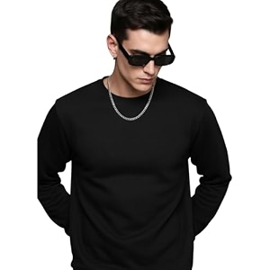 FYLTR Mens Solid Sweatshirt Regular Fit