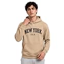 FYLTR Mens Graphic Printed Fleece Hooded Sweatshirt