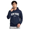 FYLTR Mens Graphic Printed Fleece Hooded Sweatshirt