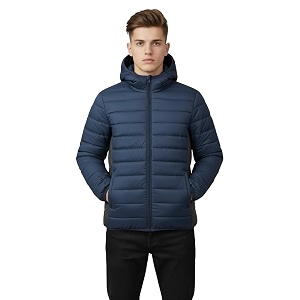 FYLTR Mens Puffer JacketContast Panel Standard