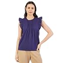 FYLTR Women39s Casual Fashion Top -Ruffled Collar
