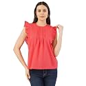 FYLTR Women39s Casual Fashion Top -Ruffled Collar