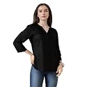 FYLTR Women39s Casual Roll -Up Sleeves Rayon