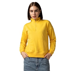 FYLTR Womens Casual Stand Collar Sweatshirt with
