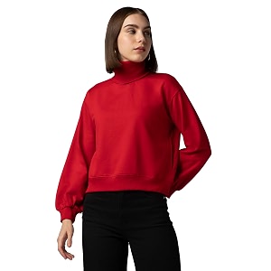 FYLTR Womens Drop Shoulder Boxy Fit Sweatshirt