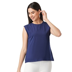FYLTR Womens Sleeveless Stretch Cotton Top with