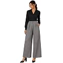 FYLTR Women39s Stretchable High Waist Wide-Leg Front