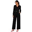 FYLTR Women39s Stretchable High Waist Wide-Leg Front