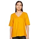 FYLTR Womens Casual V-Neck Top - Fitted