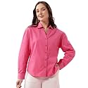 FYLTR Womens Oversized Solid Shirt 100
