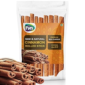 fyn cinnamon cassia dalchini sticksrolls 1 kg - flavorful aromatic whole spice for garam masala cooking