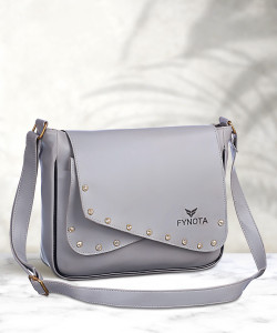 fynota fashion grey women sling bag new trendy  fancy sling bag with unique look 03