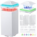 FYOUNG Efficient Cooling Fan for Xbox Series X with Dust Cover Filter, Colorful RGB Light Accessories with Low Noise 3 Levels Cooler Fan System, Extra 2 USB Port for Xbox Series X Console
