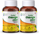 FYTIKA Omega 1000, For Heart, Brain, Joint, Muscle Support- (Pack of 2) 60 Capsule each