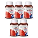 Fytika Vita 365, 3 in 1 Multivitamin - Boosts Energy, Gut Health, Manages Stress, Ashwagandha, Probiotics, Ginseng, For Men, Women - 150 Tablets (Pack of 5)