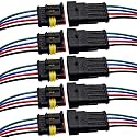 G 4 Pin Connector 16AWG Waterproof Connectors Male Female Wire Plugs