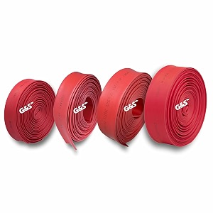 gamps -heat shrink sleeve tube polyolefin 21-diameter-10mm 12mm 14mm 15mm 3 meter each-total 12 meter red