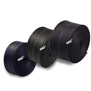 gamps -heat shrink sleeve tube polyolefin 21-diameter-20mm 25mm 30mm- 1 meter each black