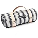 G GOOD GAIN Waterproof Picnic Blankets Outdoor Machine Washable, Berry Blue