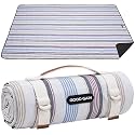 G GOOD GAIN Waterproof Picnic Blankets Outdoor Machine Washable, Oyster