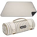 G GOOD GAIN Waterproof Picnic Blankets Outdoor Machine Wash, Sand Yellow