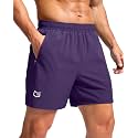 G Gradual Men's Athletic Running Shorts with 2 Zipper Pockets 7"/ 5"/ 9"