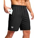G Gradual Men's Athletic Running Shorts with 2 Zipper Pockets 7"/ 5"/ 9"