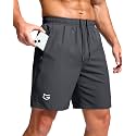 G Gradual Men's Athletic Running Shorts with 2 Zipper Pockets 7"/ 5"/ 9"