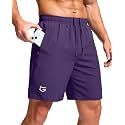 G Gradual Men's Athletic Running Shorts with 2 Zipper Pockets 7"/ 5"/ 9"