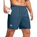 G Gradual Men's Athletic Running Shorts with 2 Zipper Pockets 7"/ 5"/ 9"