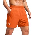 G Gradual Men's Athletic Running Shorts with 2 Zipper Pockets 7"/ 5"/ 9"