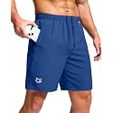G Gradual Men's Athletic Running Shorts with 2 Zipper Pockets 7"/ 5"/ 9"