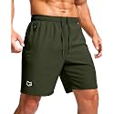 G Gradual Men's Athletic Running Shorts with 2 Zipper Pockets 7"/ 5"/ 9"
