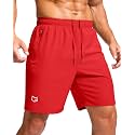 G Gradual Men's Athletic Running Shorts with 2 Zipper Pockets 7"/ 5"/ 9"