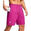 G Gradual Men's Athletic Running Shorts with 2 Zipper Pockets 7"/ 5"/ 9"